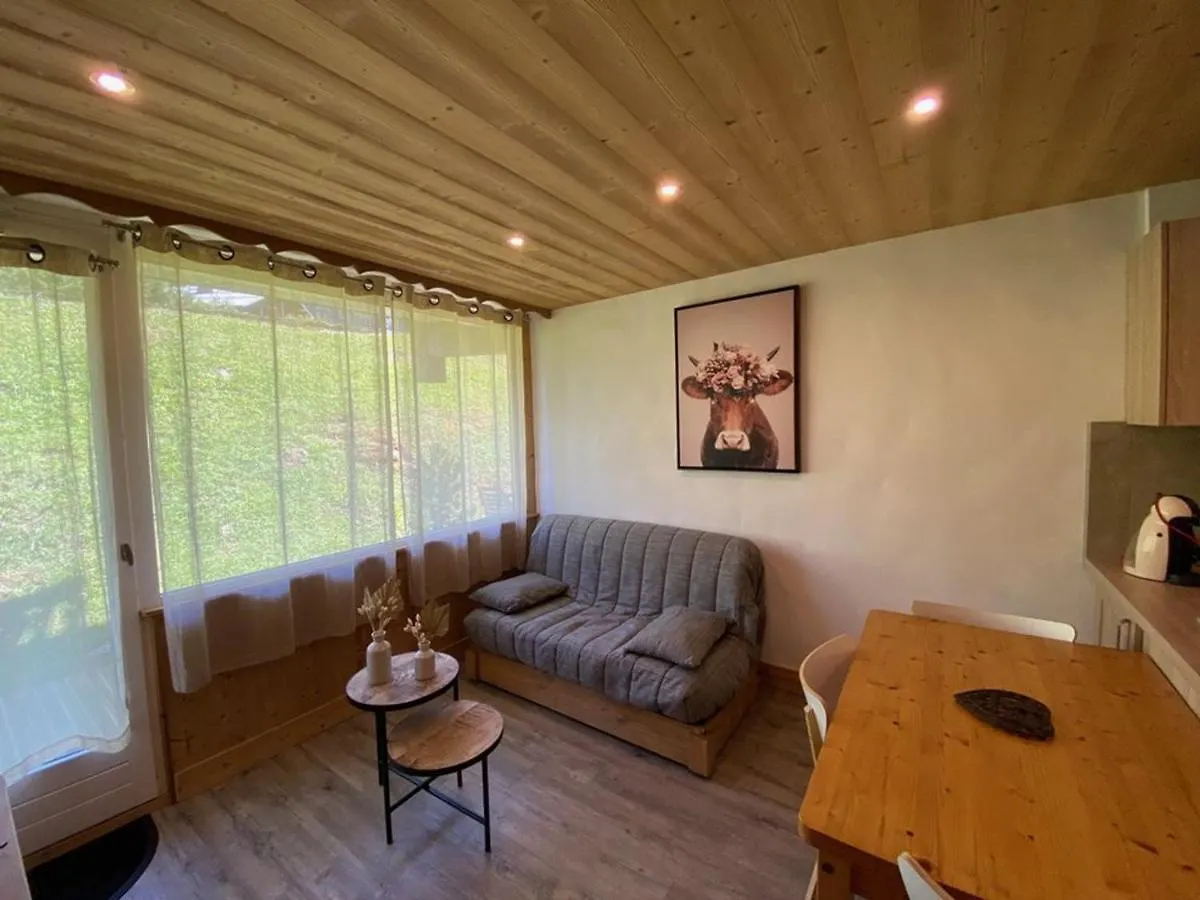 דירה Charmant Appart 4 Pers. Avec Chambre Indep., Terrasse, Wi-Fi, Parking, Skis, Proche Crest-Voland - Fr-1-733-110